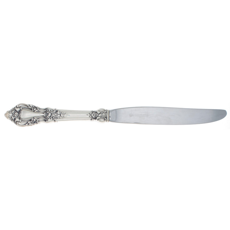 Eloquence Sterling Silver Dinner Size Knife Modern Blade Knife