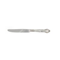 English Gadroon Sterling Silver Place Size Knife with French Blade
