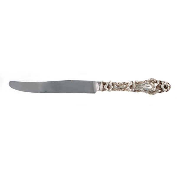 Lily Sterling Silver Luncheon Size Knife with French Blade