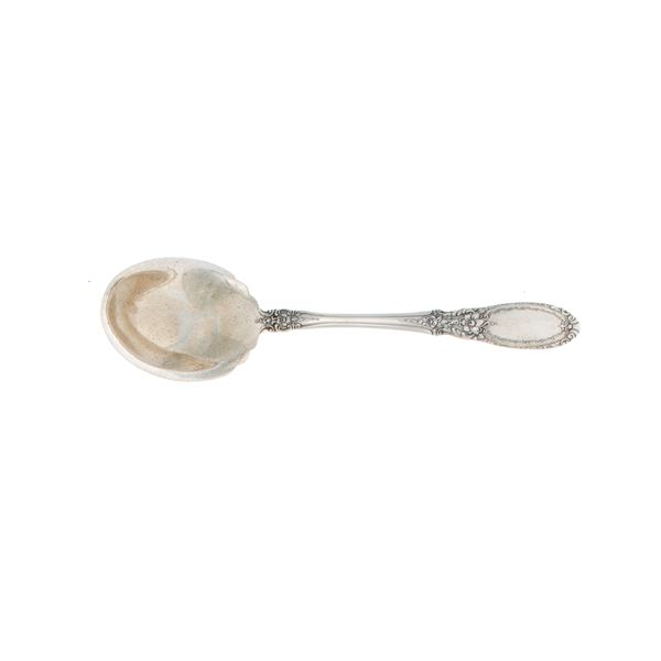 Old Mirror Sterling Silver Sugar Spoon