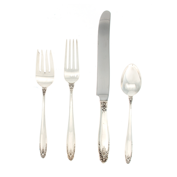 Prelude Sterling Silver 4 Piece Place Setting