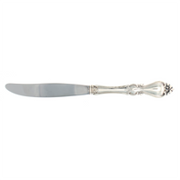 Queen Elizabeth Sterling Silver Dinner Knife with Modern Blade