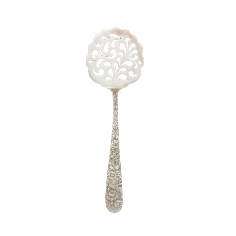 Repousse Sterling Silver Tomato Server