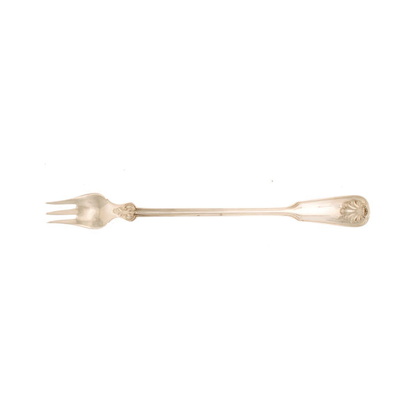 Tiffany Sterling Silver Shell and Thread Cocktail Fork